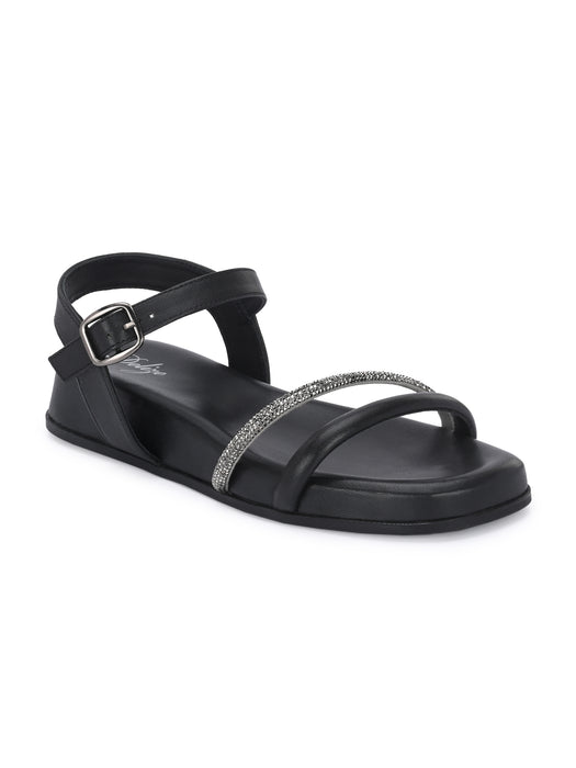 Caitlin Rhinestone Strap Sandals