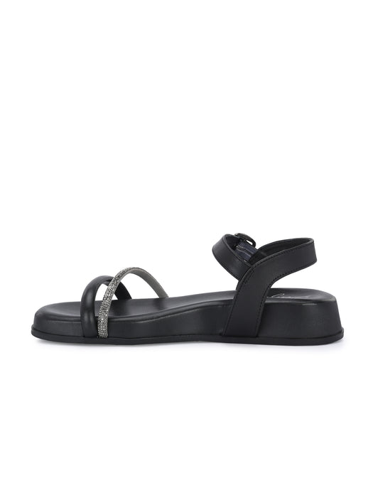 Caitlin Rhinestone Strap Sandals