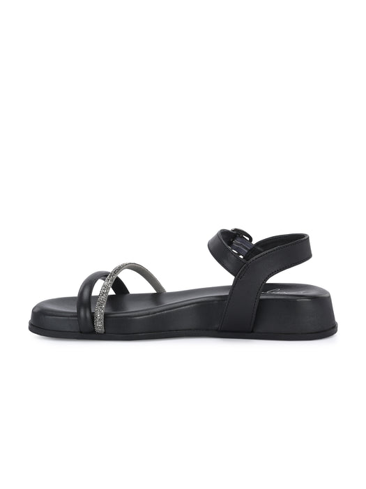 Caitlin Rhinestone Strap Sandals