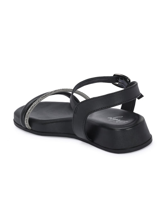 Caitlin Rhinestone Strap Sandals