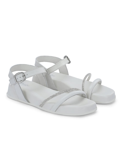 Caitlin Rhinestone Strap Sandals