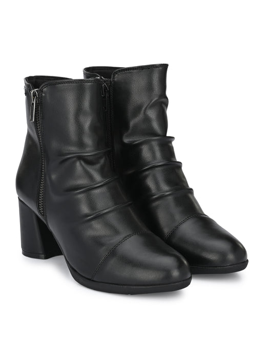 Blair Pleated Ankle Boots