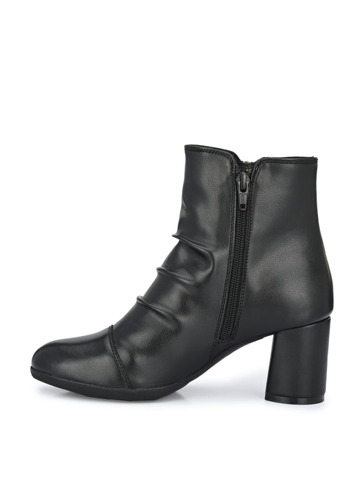 Blair Pleated Ankle Boots