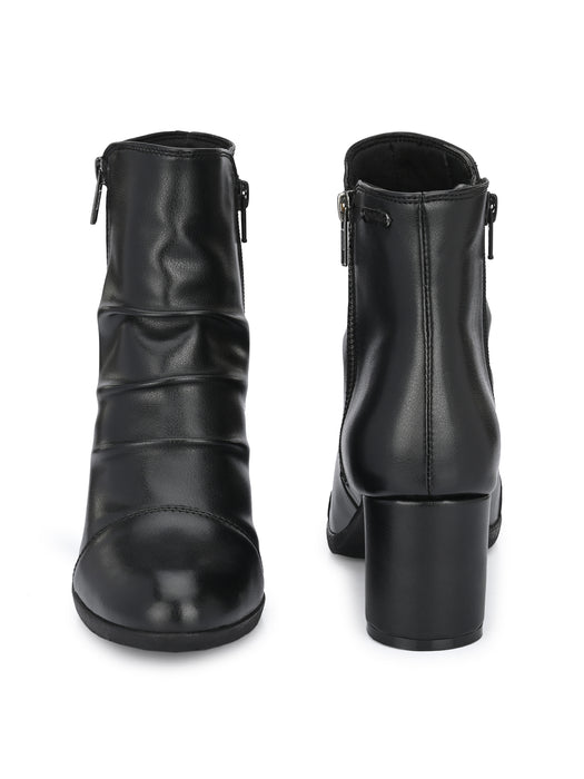 Blair Pleated Ankle Boots