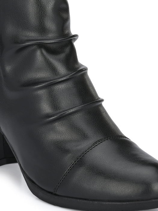 Blair Pleated Ankle Boots