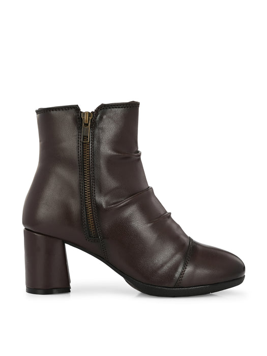 Blair Pleated Ankle Boots