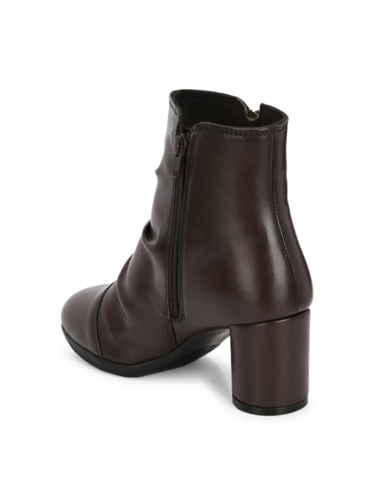 Blair Pleated Ankle Boots
