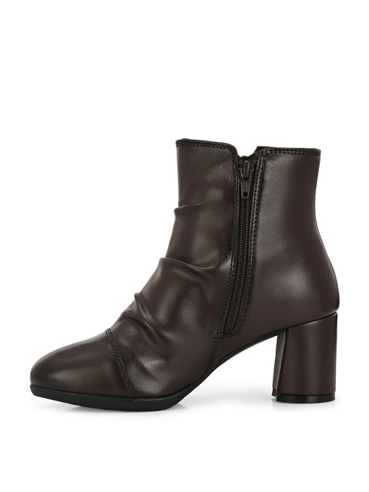 Blair Pleated Ankle Boots