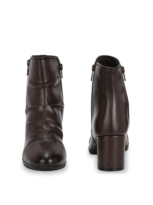 Blair Pleated Ankle Boots