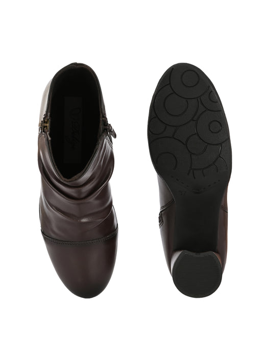 Blair Pleated Ankle Boots