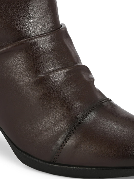 Blair Pleated Ankle Boots