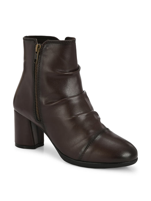 Blair Pleated Ankle Boots