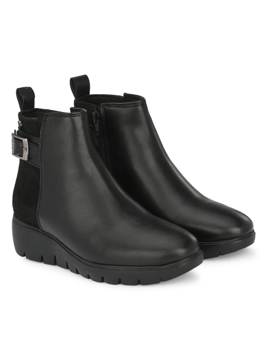 Emilia Ankle Boots with Backstrap