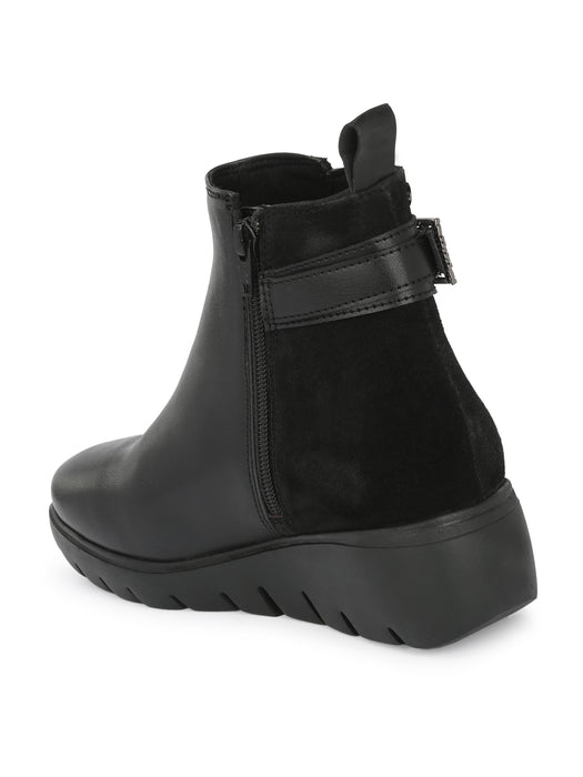 Emilia Ankle Boots with Backstrap