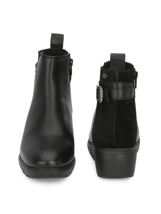 Emilia Ankle Boots with Backstrap