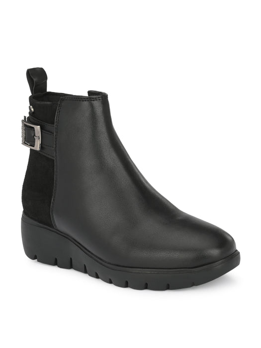 Emilia Ankle Boots with Backstrap