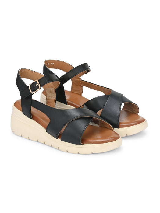 Wendy Cross Strap Sandals