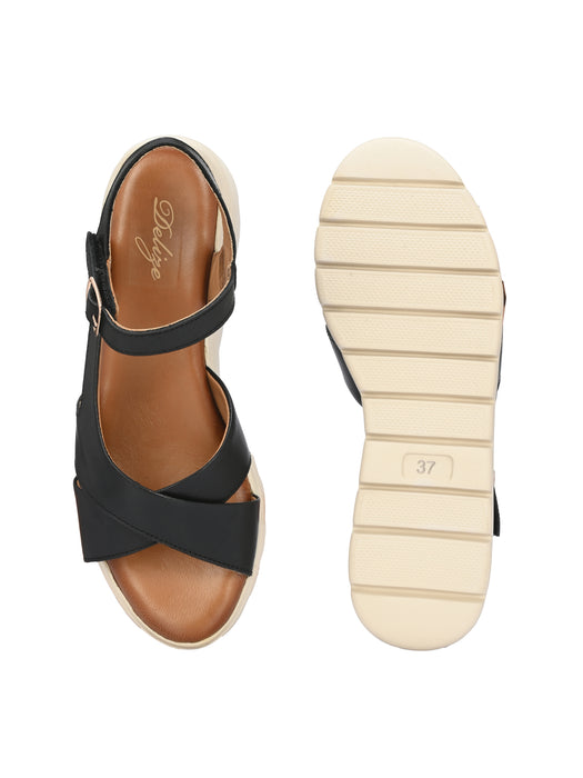 Wendy Cross Strap Sandals