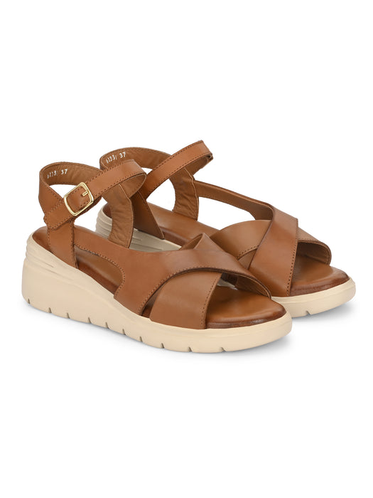 Wendy Cross Strap Sandals