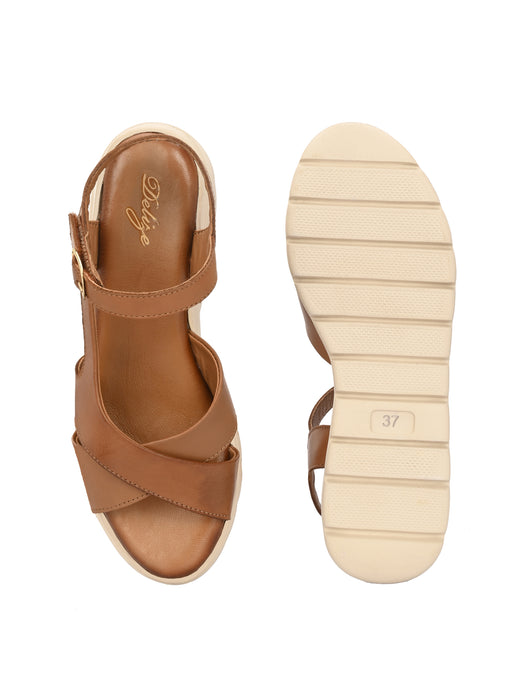 Wendy Cross Strap Sandals