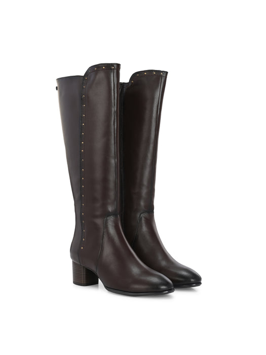 Helen Long Boot with Rivets