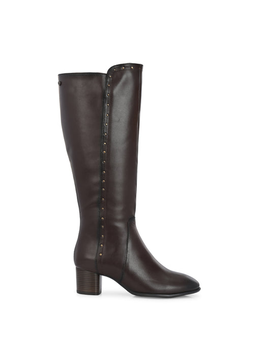 Helen Long Boot with Rivets