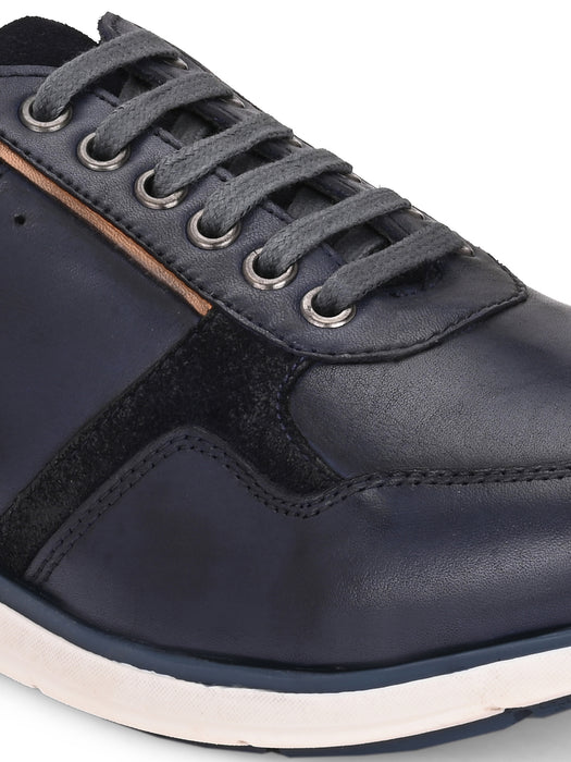 Flecker Mens Leather Sneakers