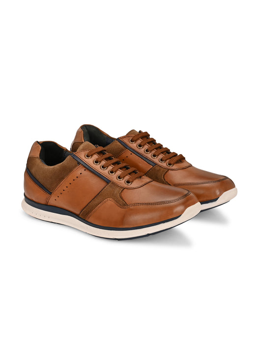 Flecker Mens Leather Sneakers