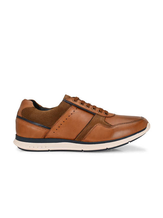 Flecker Mens Leather Sneakers