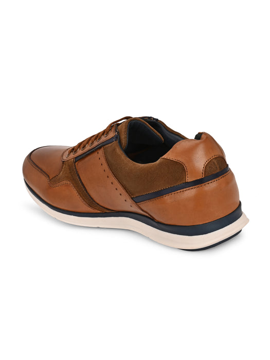 Flecker Mens Leather Sneakers