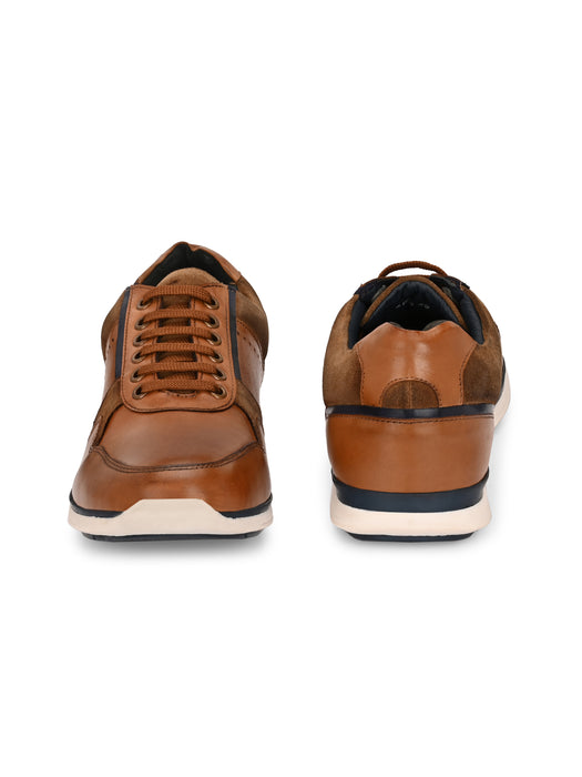 Flecker Mens Leather Sneakers