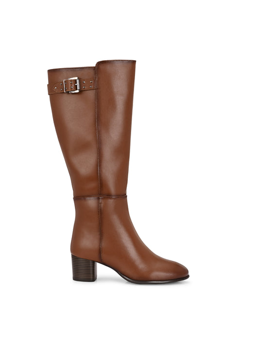 Helen Long Boots with buckle detail