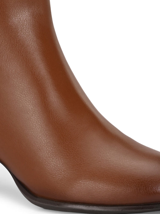 Helen Long Boots with buckle detail