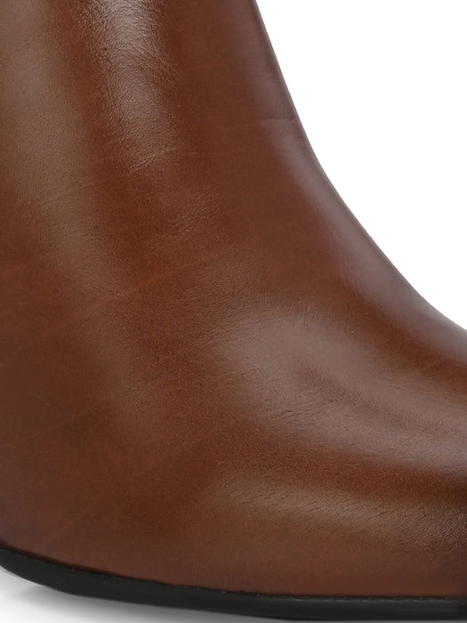 Callie Long Boots with buckle strap detail