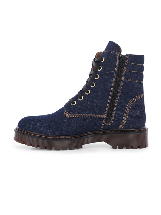 Scarlett Denim Derby Boots