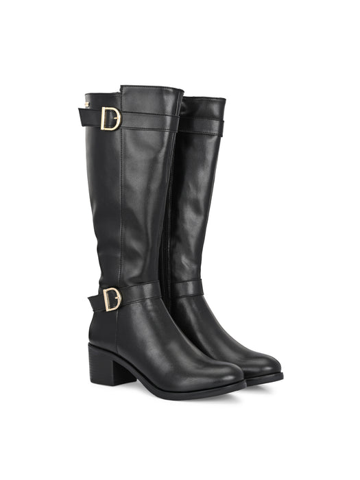 Sydney Long Boots with buckle straps