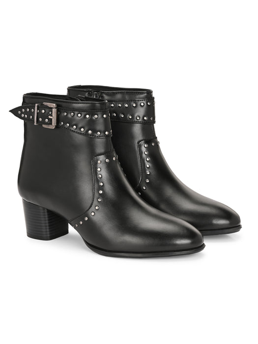 Helen Ankle Boots with rivet detail