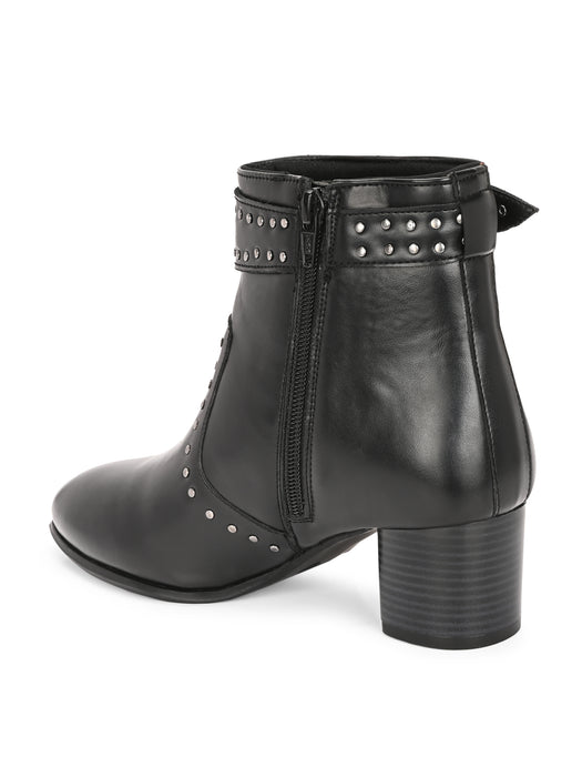 Helen Ankle Boots with rivet detail