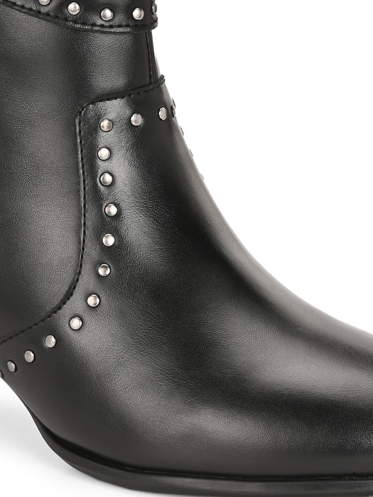 Helen Ankle Boots with rivet detail