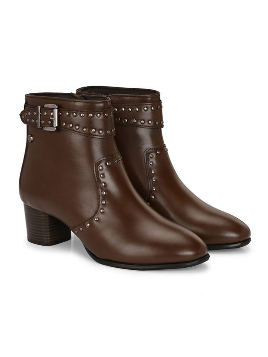 Helen Ankle Boots with rivet detail
