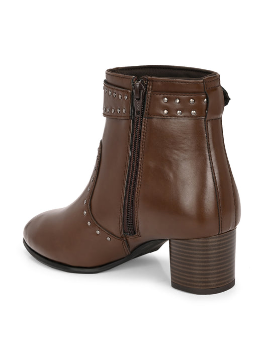 Helen Ankle Boots with rivet detail