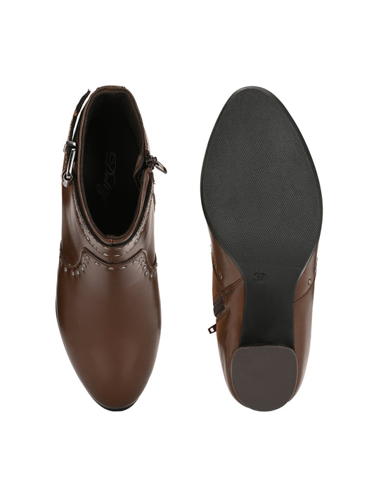 Helen Ankle Boots with rivet detail