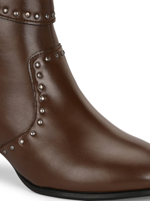 Helen Ankle Boots with rivet detail