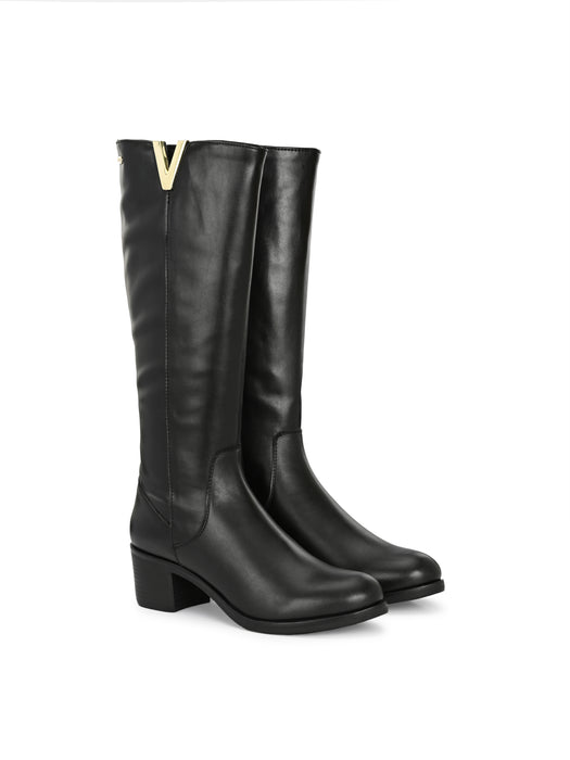 Sydney Long Boots with ornament detail