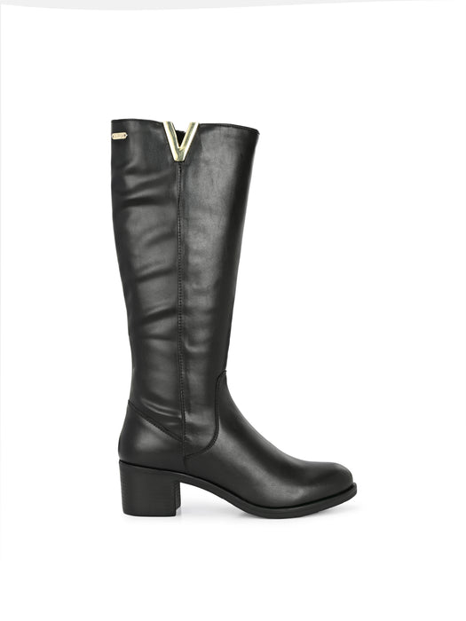 Sydney Long Boots with ornament detail