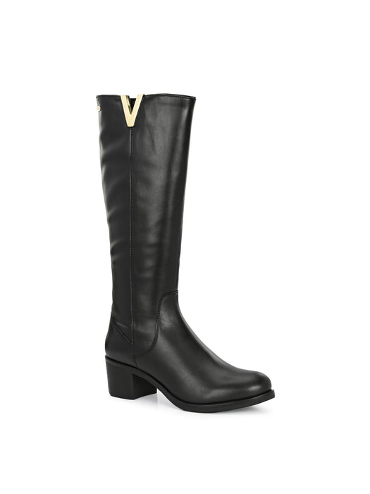 Sydney Long Boots with ornament detail