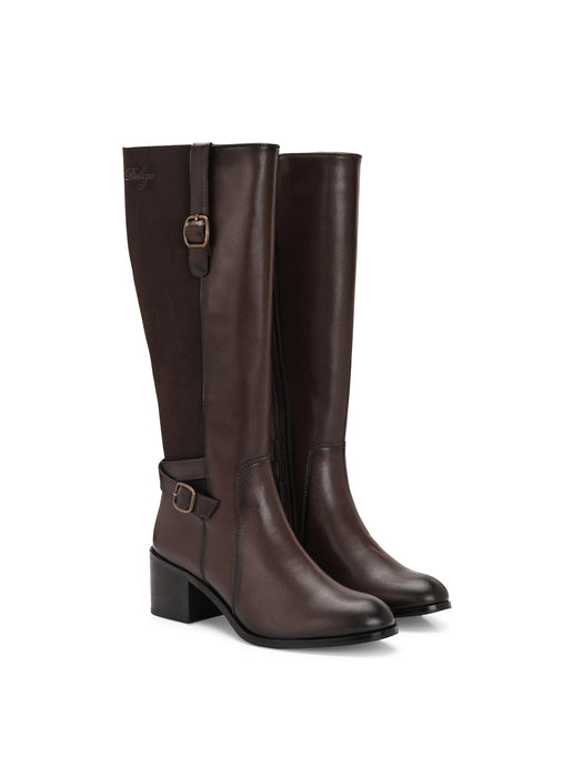 Dinky Long Boots with Elastic Back