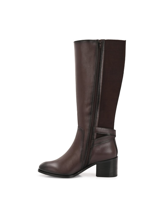 Dinky Long Boots with Elastic Back
