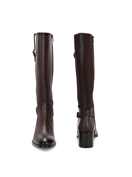 Dinky Long Boots with Elastic Back