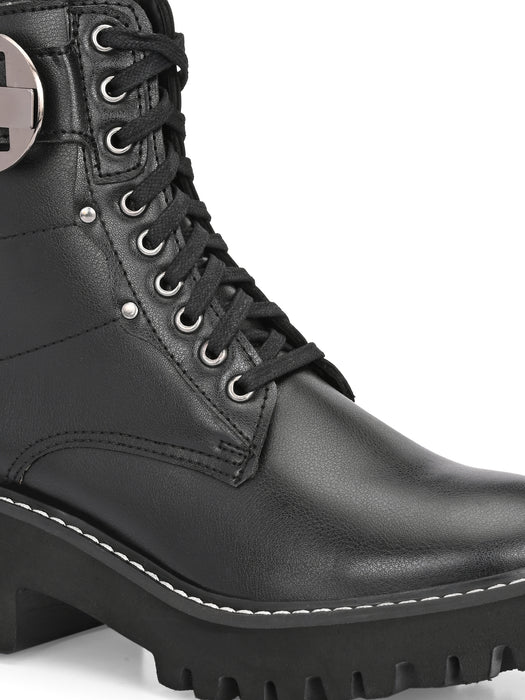 Sierra Derby Boot with buckle detail